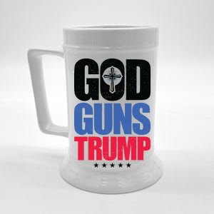 God Guns & Donald Trump Beer Stein