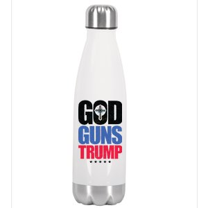 God Guns & Donald Trump Stainless Steel Insulated Water Bottle