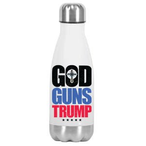 God Guns & Donald Trump Stainless Steel Insulated Water Bottle