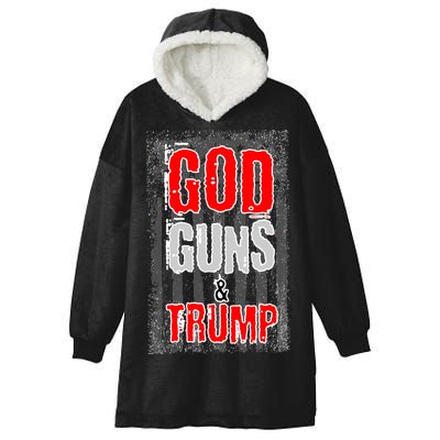 God Guns & Trump Hooded Wearable Blanket