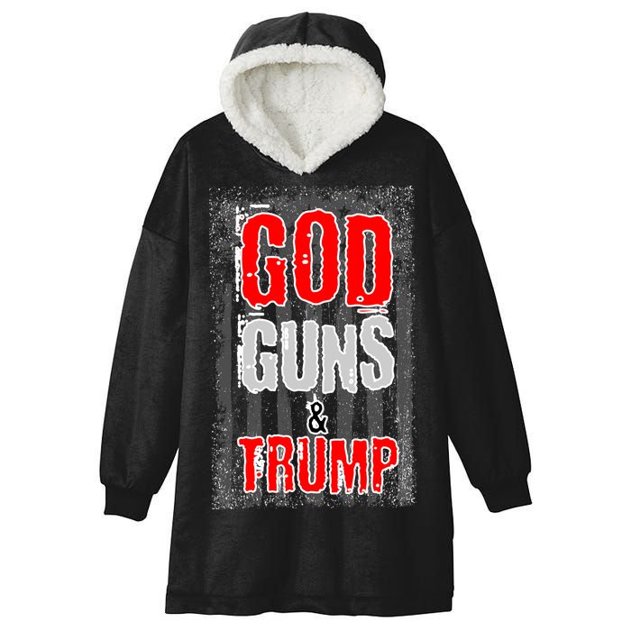 God Guns & Trump Hooded Wearable Blanket