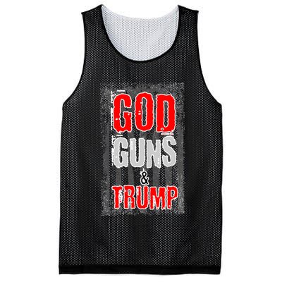 God Guns & Trump Mesh Reversible Basketball Jersey Tank
