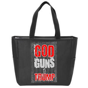 God Guns & Trump Zip Tote Bag