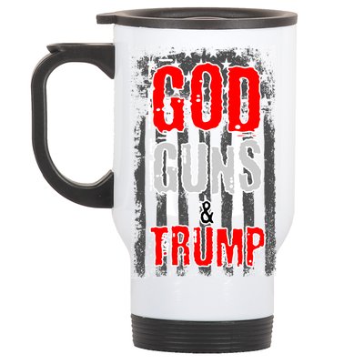 God Guns & Trump Stainless Steel Travel Mug