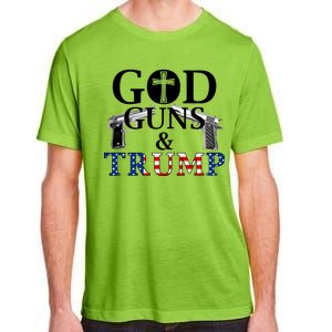 God Guns & Trump Donald President of the United States Adult ChromaSoft Performance T-Shirt