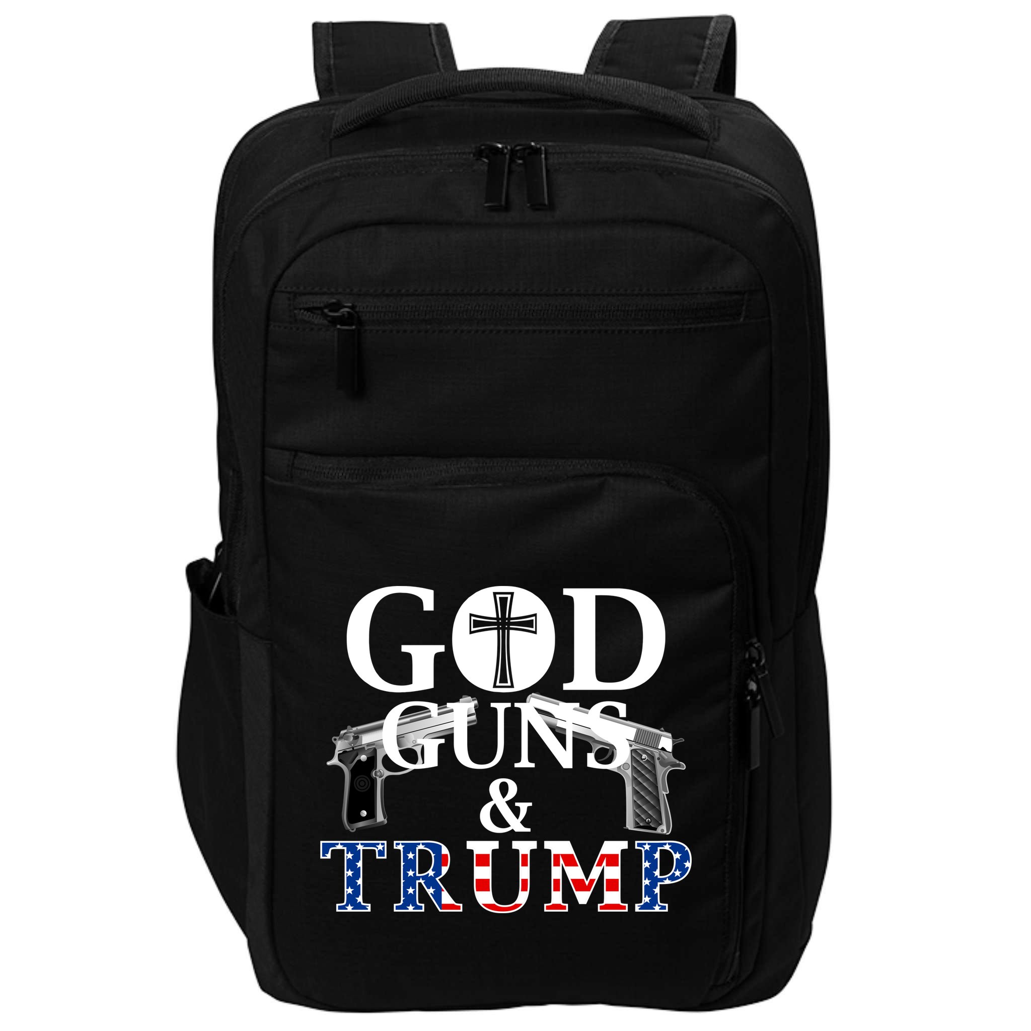 God Guns & Trump Donald President of the United States Impact Tech Backpack