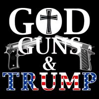 God Guns & Trump Donald President of the United States 16 in Basic Backpack