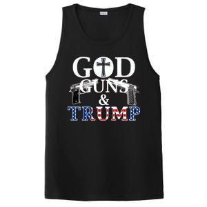 God Guns & Trump Donald President of the United States PosiCharge Competitor Tank