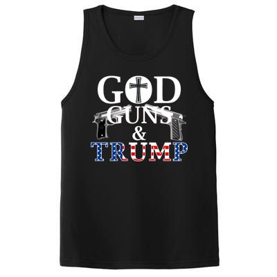 God Guns & Trump Donald President of the United States PosiCharge Competitor Tank