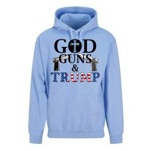 God Guns & Trump Donald President of the United States Unisex Surf Hoodie