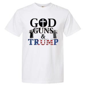 God Guns & Trump Donald President of the United States Garment-Dyed Heavyweight T-Shirt