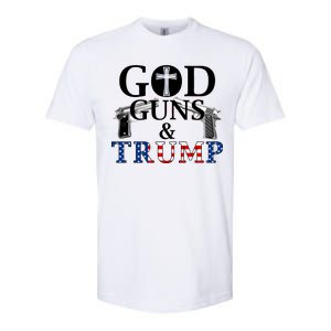 God Guns & Trump Donald President of the United States Softstyle CVC T-Shirt