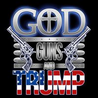 God Guns And Donald Trump Cooling Performance Crew T-Shirt
