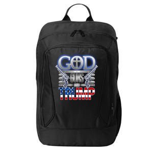 God Guns And Donald Trump City Backpack