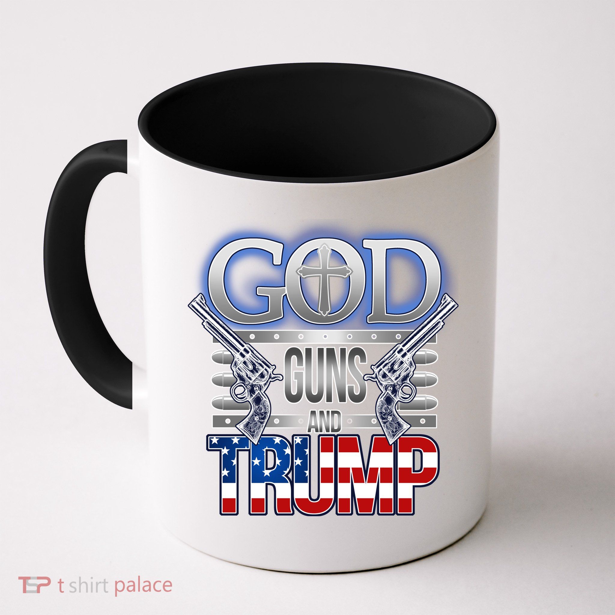 God Guns And Donald Trump Mug