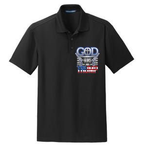 God Guns And Donald Trump Dry Zone Grid Polo