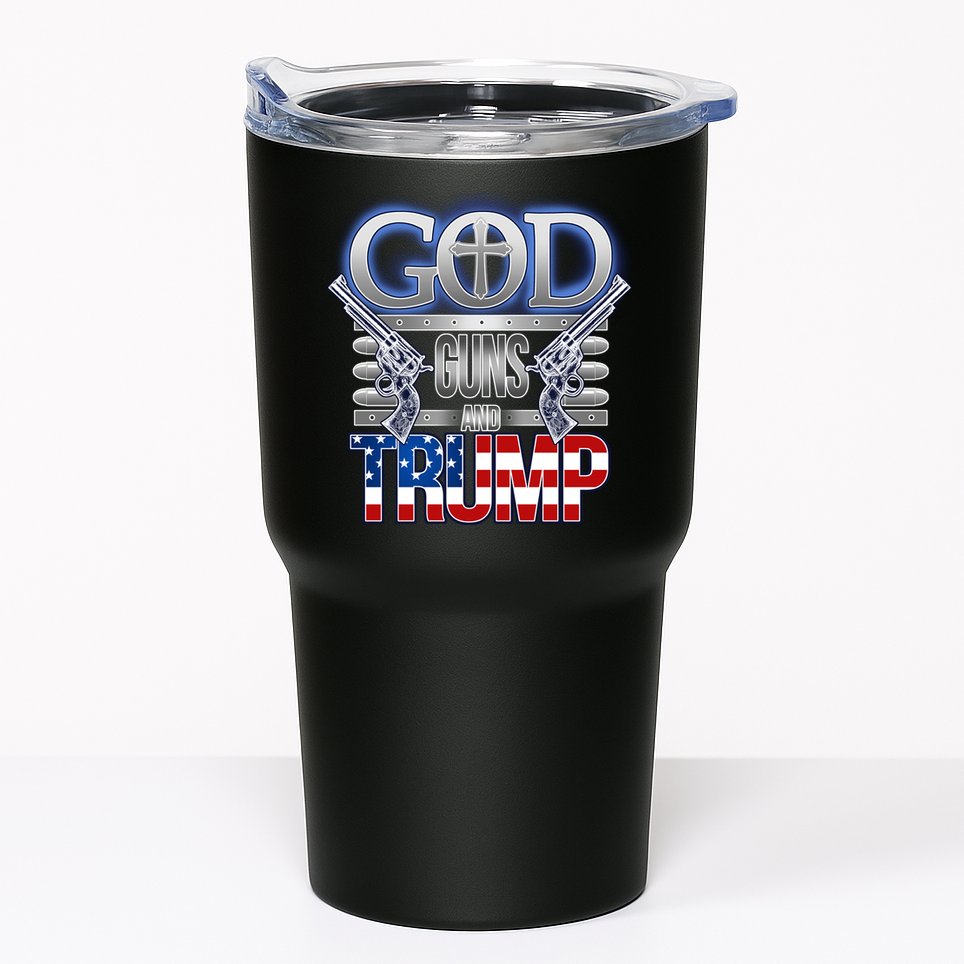 God Guns And Donald Trump Tumbler