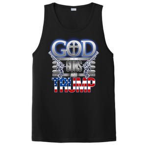 God Guns And Donald Trump PosiCharge Competitor Tank