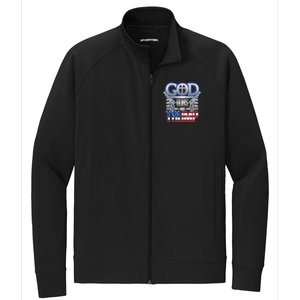 God Guns And Donald Trump Stretch Full-Zip Cadet Jacket