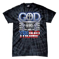 God Guns And Donald Trump Tie-Dye T-Shirt