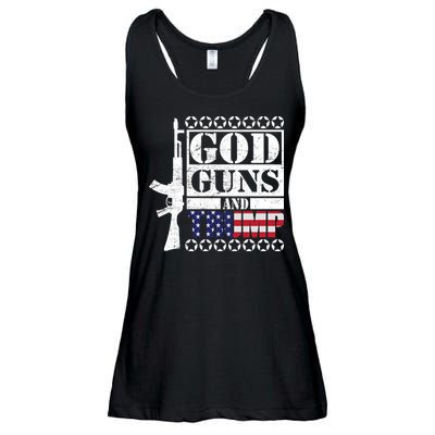 God Guns Trump Ladies Essential Flowy Tank