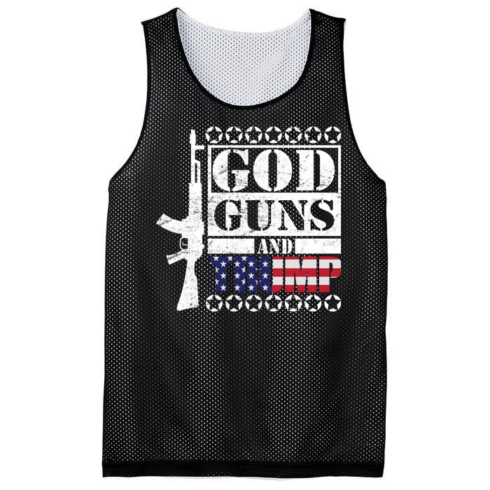 God Guns Trump Mesh Reversible Basketball Jersey Tank