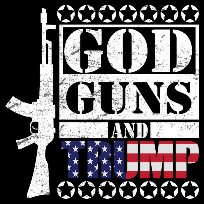 God Guns Trump Zip Tote Bag
