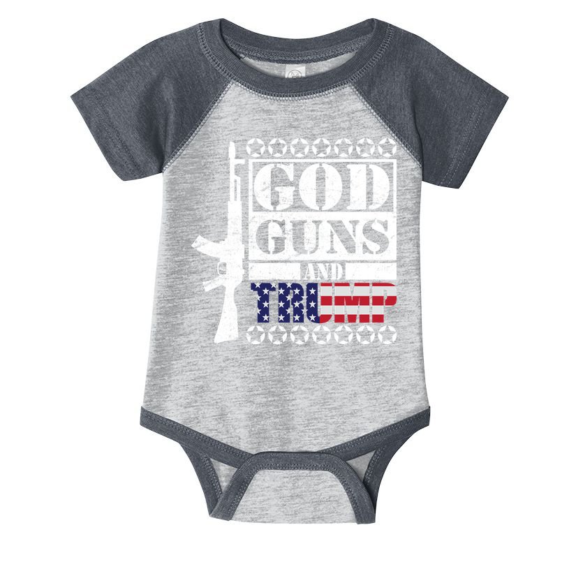 God Guns Trump Infant Baby Jersey Bodysuit