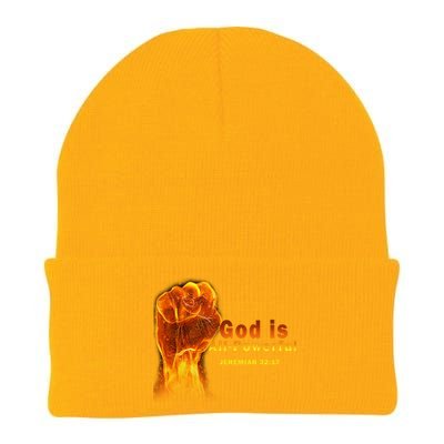 God is All-Powerful Knit Cap Winter Beanie