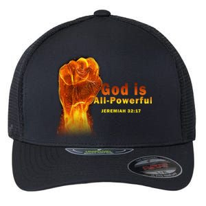 God is All-Powerful Flexfit Unipanel Trucker Cap