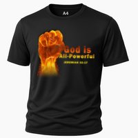 God is All-Powerful Cooling Performance Crew T-Shirt