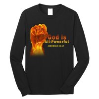 God is All-Powerful Long Sleeve Shirt