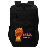 God is All-Powerful Impact Tech Backpack
