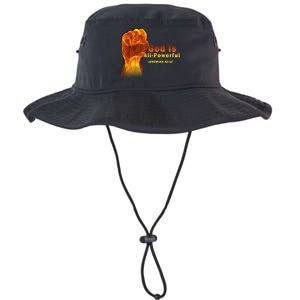 God is All-Powerful Legacy Cool Fit Booney Bucket Hat