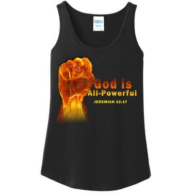 God is All-Powerful Ladies Essential Tank