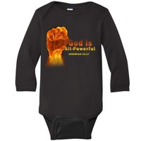 God is All-Powerful Baby Long Sleeve Bodysuit