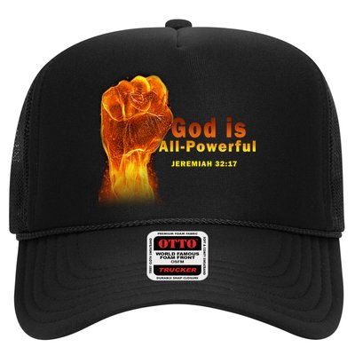 God is All-Powerful Trucker Hat