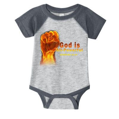 God is All-Powerful Infant Baby Jersey Bodysuit