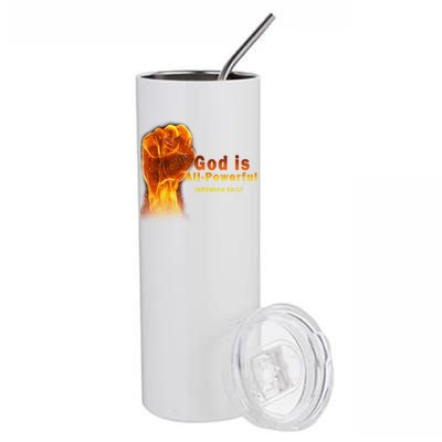 God is All-Powerful Stainless Steel Tumbler