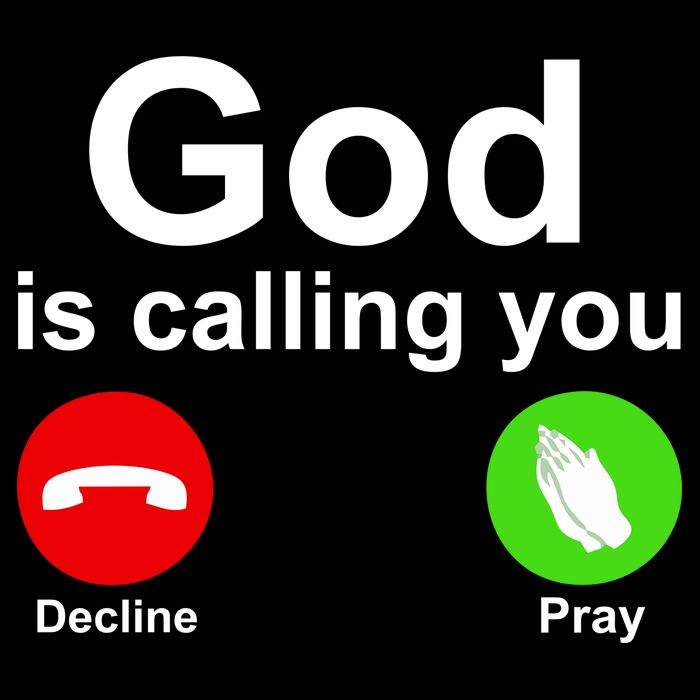 God Is Calling Decline or Pray 16 in Basic Backpack