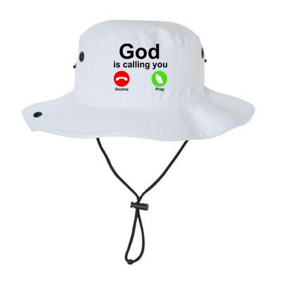 God Is Calling Decline or Pray Legacy Cool Fit Booney Bucket Hat
