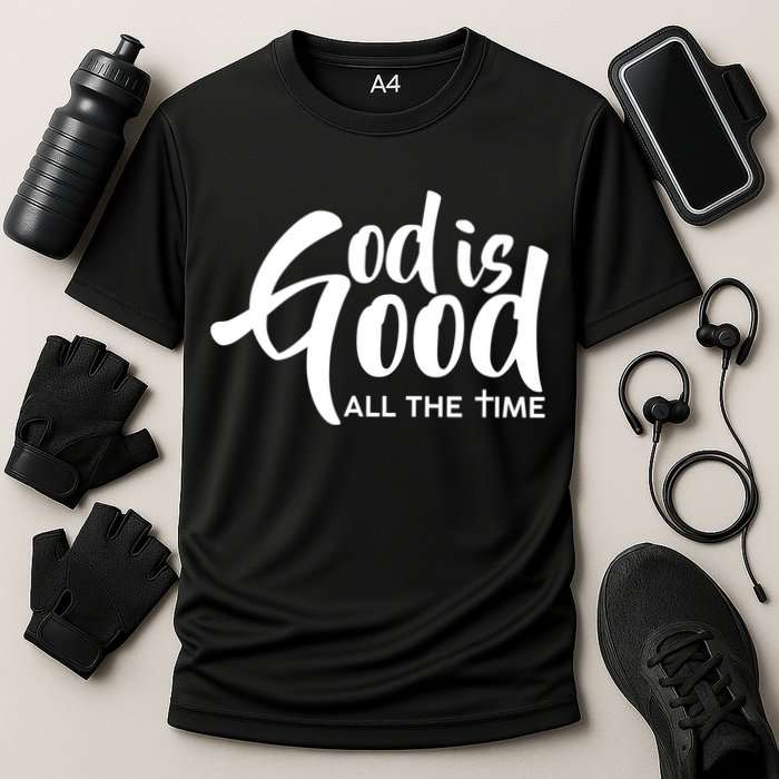 God is Good All the Time Cooling Performance Crew T-Shirt