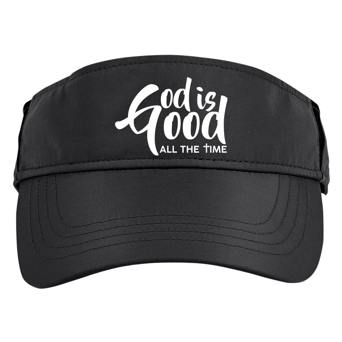 God is Good All the Time Adult Drive Performance Visor