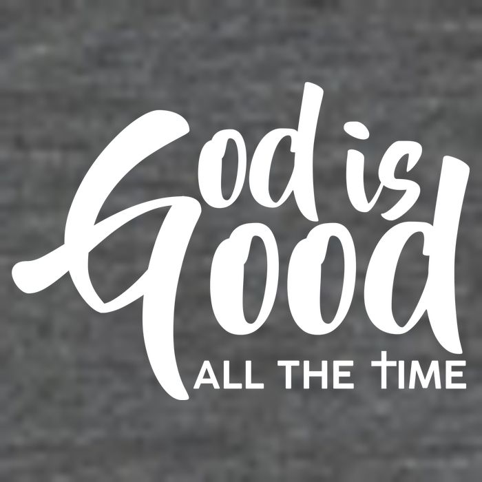 God is Good All the Time Flat Bill Trucker Hat