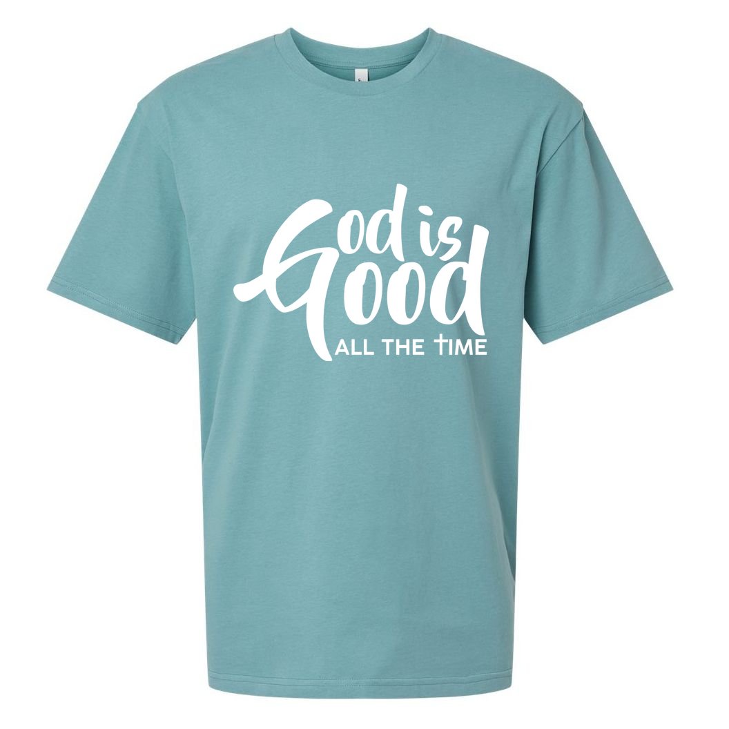 God is Good All the Time Sueded Cloud Jersey T-Shirt