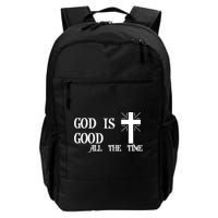 God Is Good All The Time With Cross Backpack