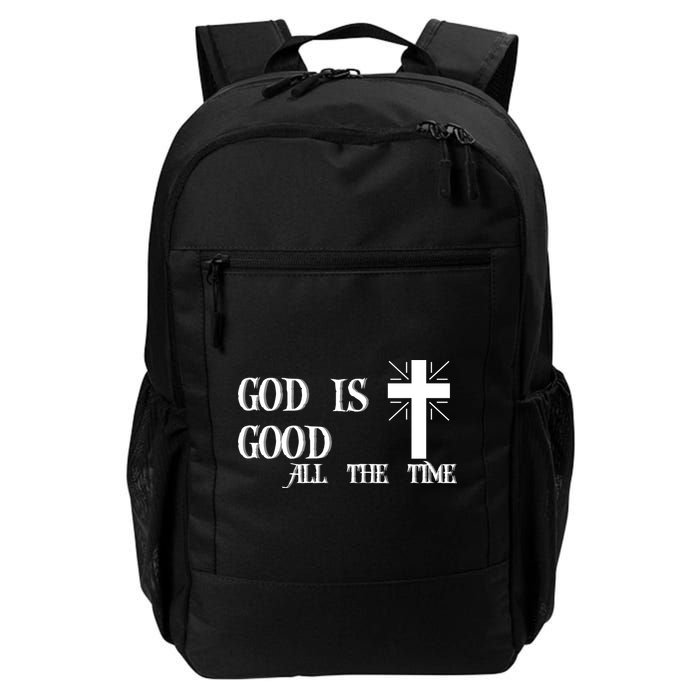 God Is Good All The Time With Cross Backpack