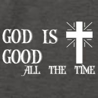 God Is Good All The Time With Cross Vector Backpack