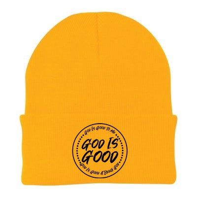 God is Good To Me  Good At Being God Knit Cap Winter Beanie