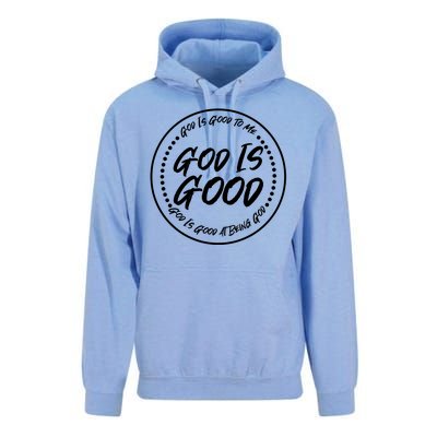 God is Good To Me  Good At Being God Unisex Surf Hoodie